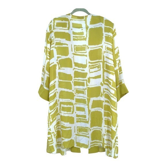 Maya Brooke Light‎ Green Lined Kimono/Duster Sz 22 - Picture 2 of 6